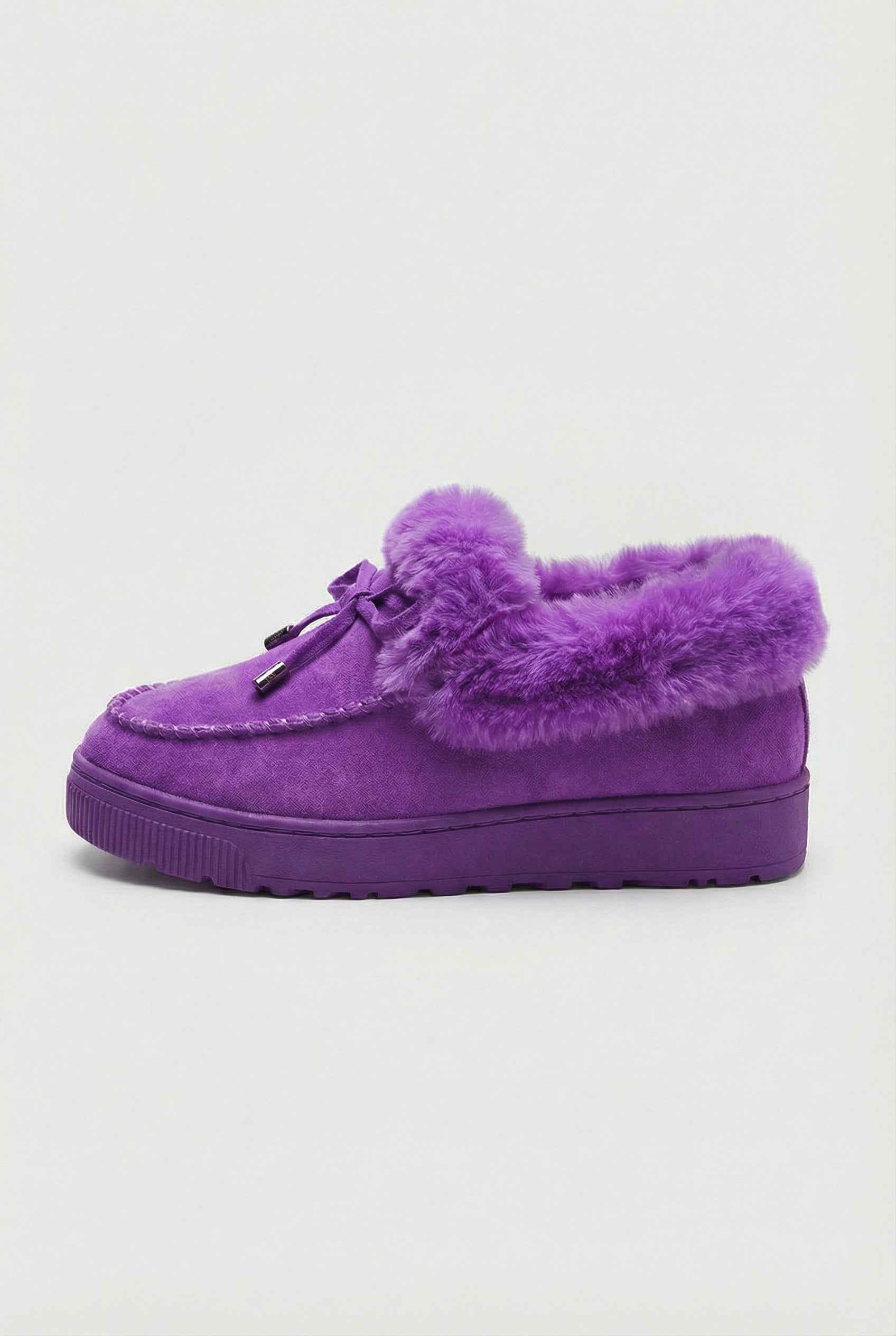 Victoria | Stylish Purple Winter Boots with Comfortable Fit - Lumina