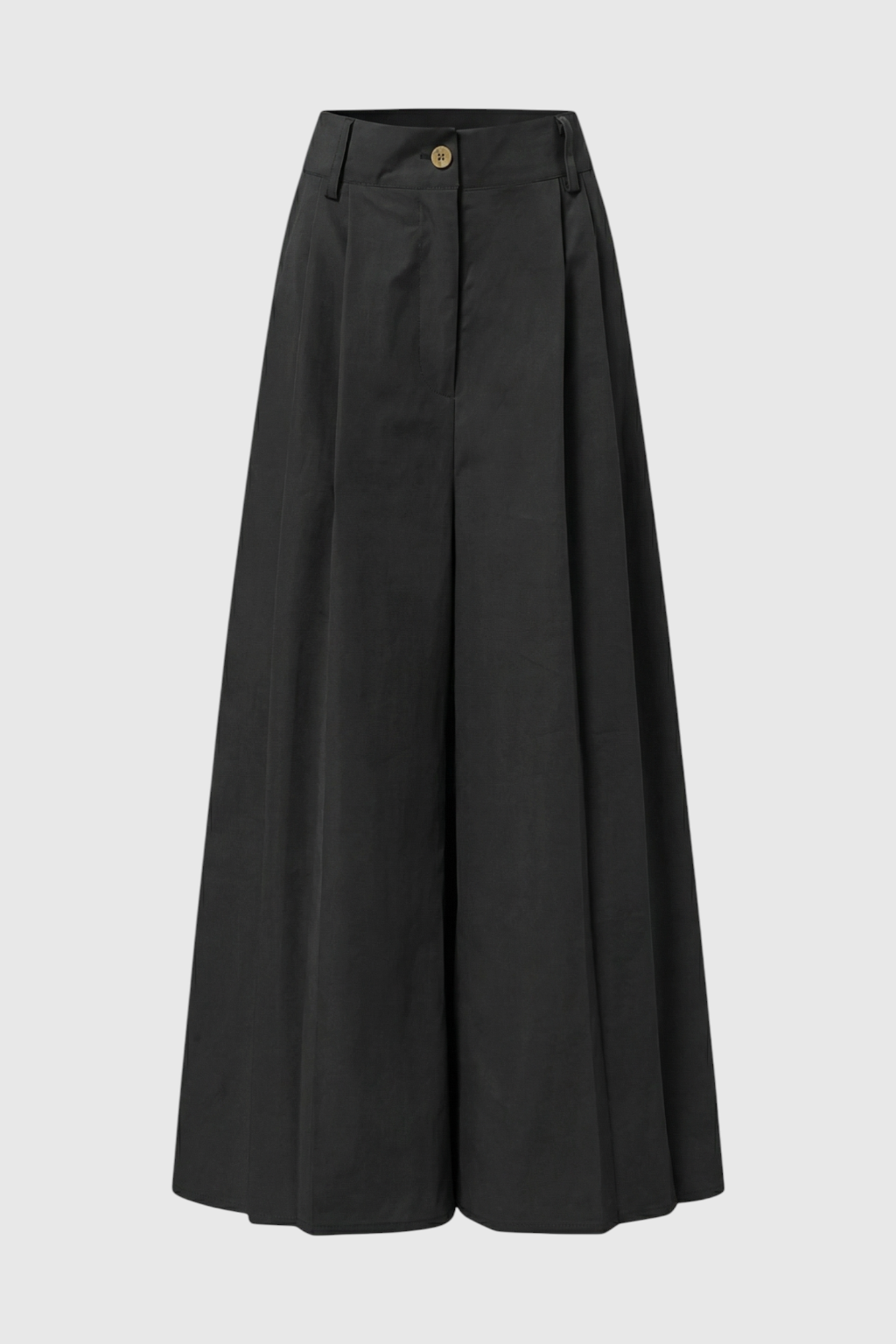 Victoria | Tailored High-Waisted Black Palazzo Pants for Women - Lumina