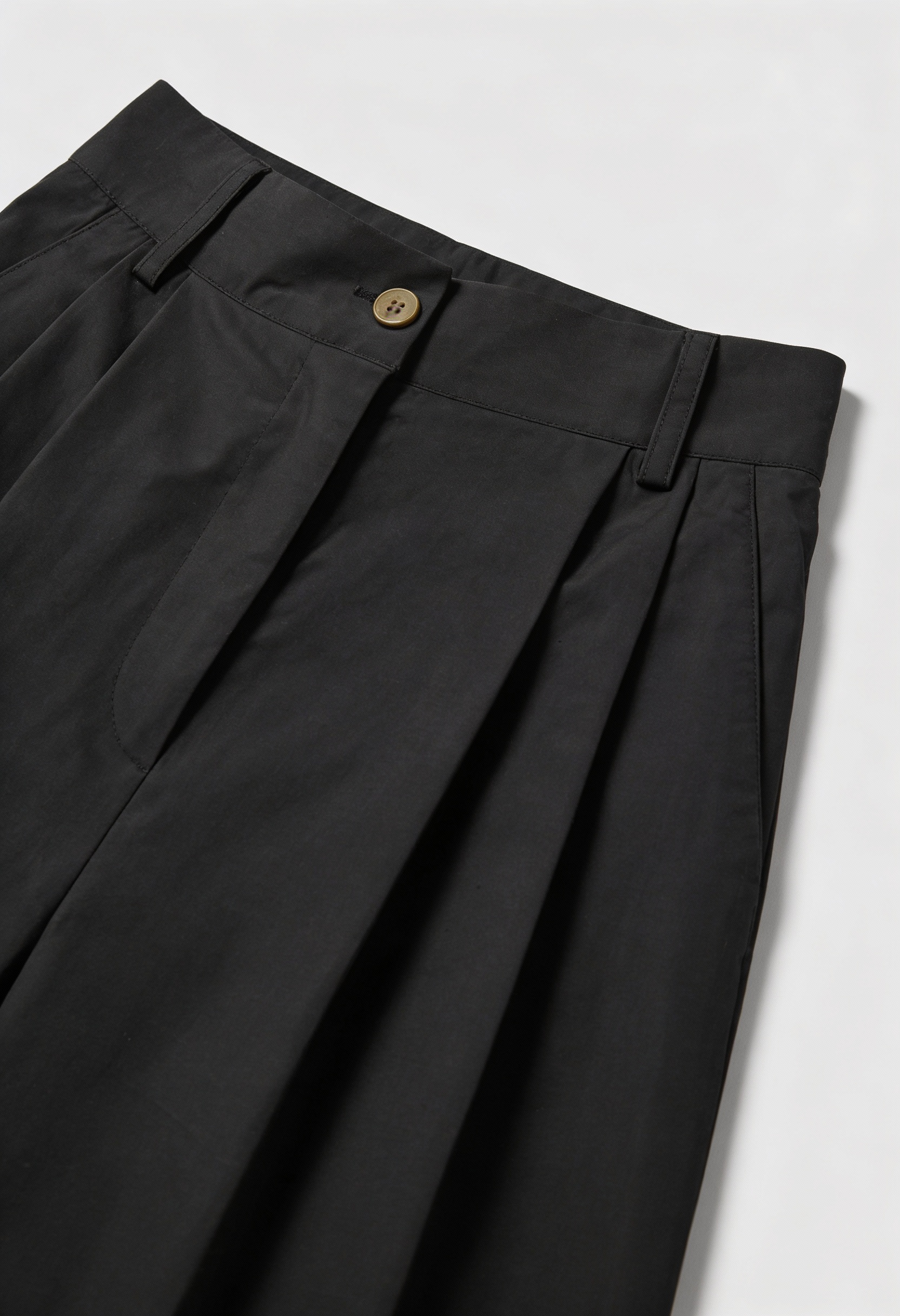 Victoria | Tailored High-Waisted Black Palazzo Pants for Women - Lumina