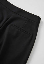 Victoria | Tailored High-Waisted Black Trousers with Comfort Fit - Lumina