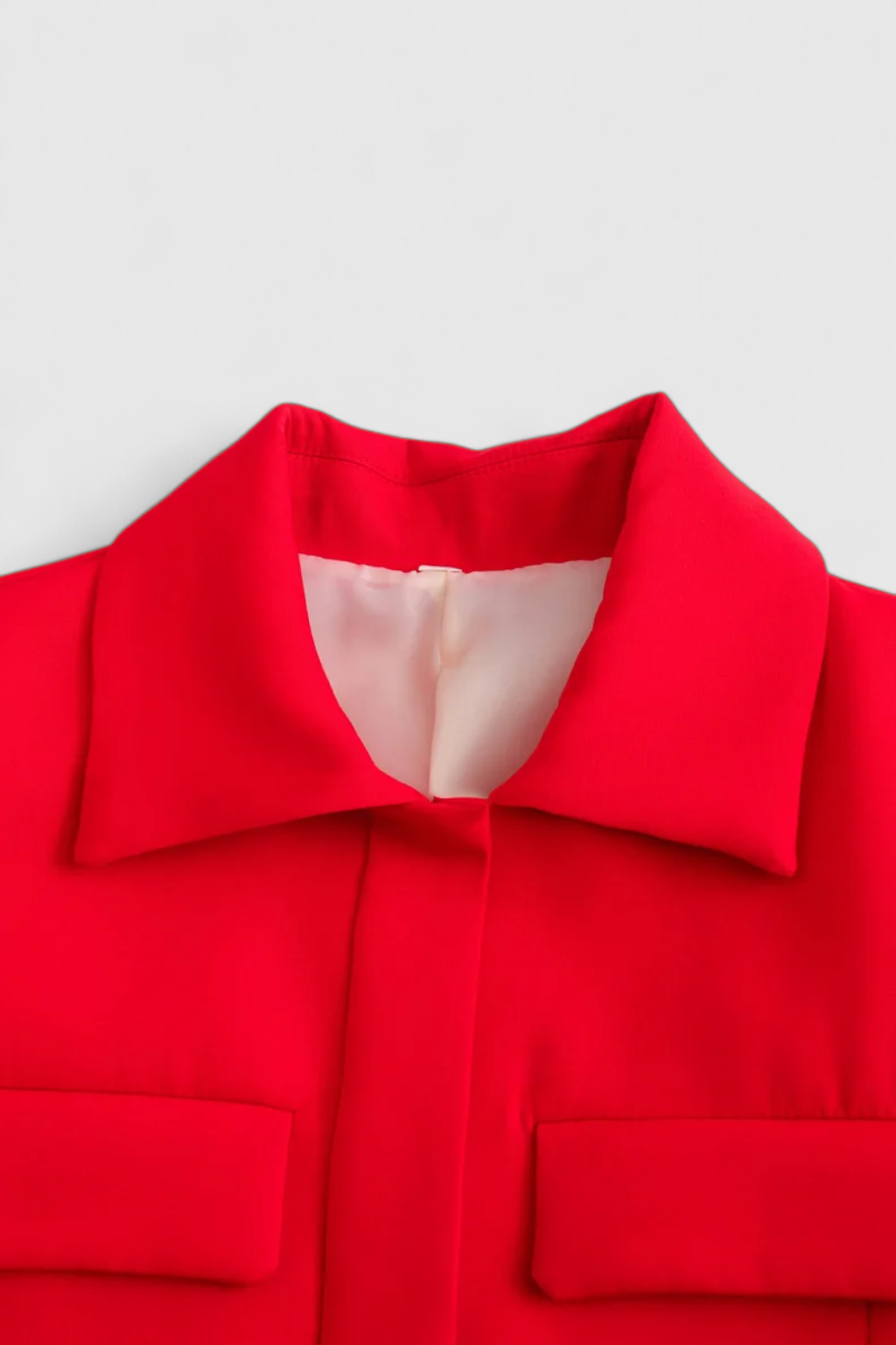 Victoria | Trendy Cropped Button Jacket with Flattering Fit - Lumina