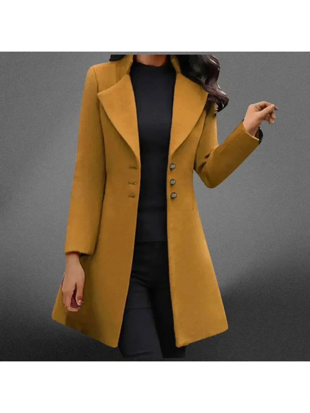 Vinci | Luxurious Italian-Inspired Long Sleeve Coat