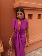 Yvaine - Elegant Pleated Dress